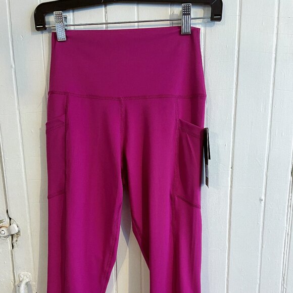 90 Degree By Reflex, Leggings SMALL, Lana Everyday LUX Crop Tight, Fuchsia PINK - Picture 1 of 10